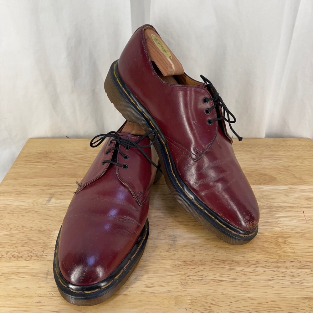 Vintage Dr. Marten derby shoes oxblood red